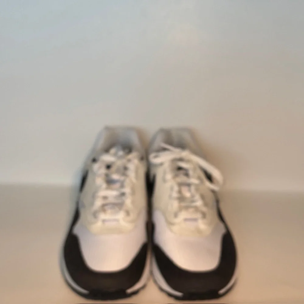 Nike Sneakers Womens 8 White Black Air Max 1 SC Sail DZ2628-102 Low Top Retro